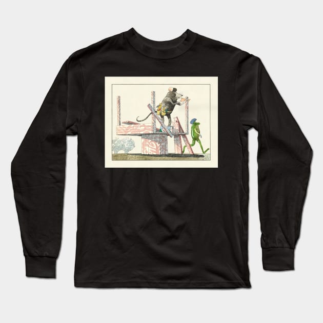 Mighty Mizzling Mouse and the Red Cabbage House Long Sleeve T-Shirt by FrisoHenstra